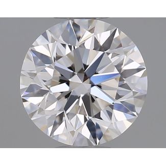 0.71 Carat Round E VVS1 EX GIA Natural Diamond