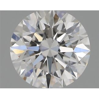 0.54 Carat Round F VS1 EX GIA Natural Diamond