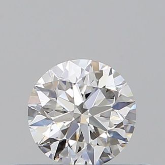 0.35 Carat Round F VVS1 EX GIA Natural Diamond