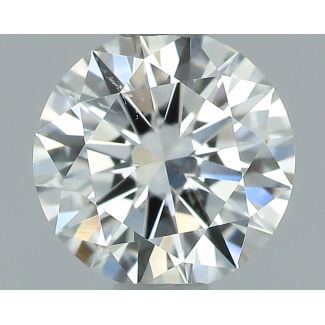 0.58 Carat Round G VS2 EX GIA Natural Diamond