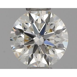 0.45 Carat Round H VVS1 EX IGI Natural Diamond