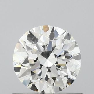 0.7 Carat Round F SI2 EX VG GIA Natural Diamond