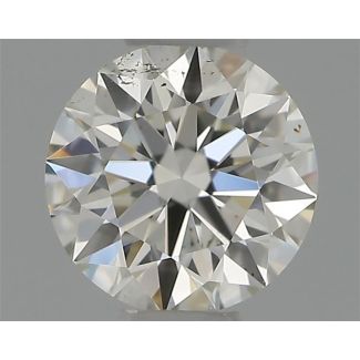 0.31 Carat Round H SI1 EX IGI Natural Diamond