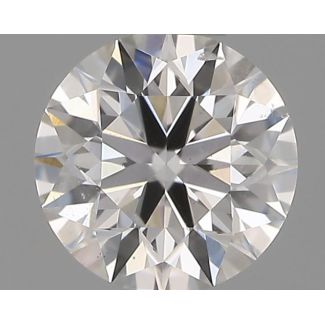 0.30 Carat Round D SI1 EX VG GIA Natural Diamond