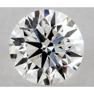 0.7 Carat Round H VVS1 EX VG GIA Natural Diamond