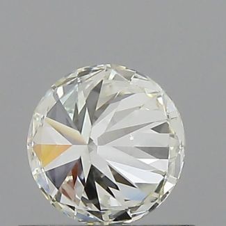 0.60 Carat Round J VVS2 EX GIA Natural Diamond