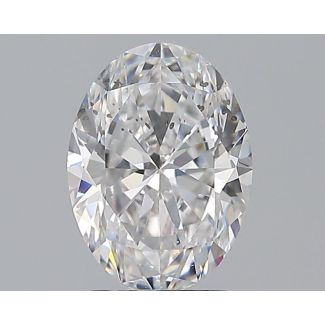 1.79 Carat Oval D SI2 - EX GIA Natural Diamond