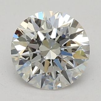 0.50 Carat Round F VVS2 EX GIA Natural Diamond