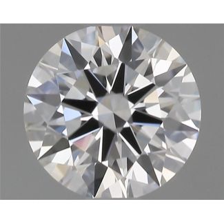 0.4 Carat Round F VS1 EX GIA Natural Diamond