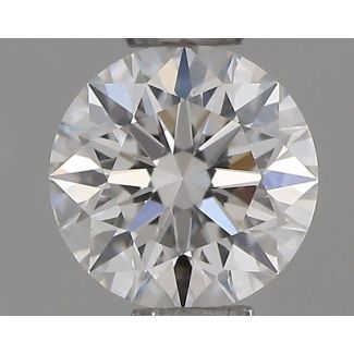 0.37 Carat Round E VVS2 EX GIA Natural Diamond