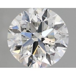 1.0 Carat Round F SI2 VG EX GIA Natural Diamond