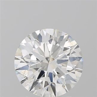 2.58 Carat Round E SI2 EX GIA Natural Diamond