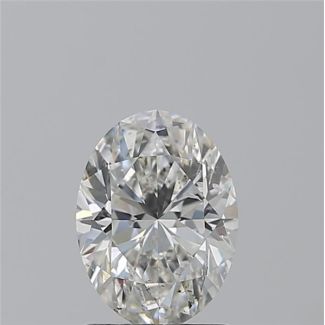 1.51 Carat Oval G SI2 - EX VG GIA Natural Diamond