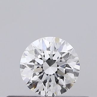 0.23 Carat Round E VVS1 EX GIA Natural Diamond