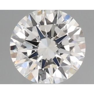 0.4 Carat Round F VVS2 EX VG GIA Natural Diamond