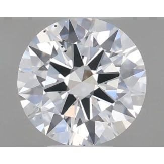 0.33 Carat Round F SI1 EX GIA Natural Diamond