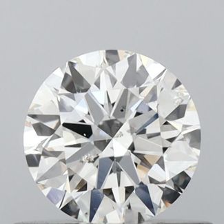 0.5 Carat Round I SI2 EX GIA Natural Diamond