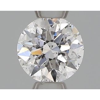 0.30 Carat Round E SI2 EX GIA Natural Diamond