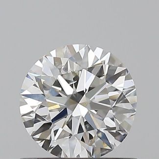 0.7 Carat Round F SI1 EX VG GIA Natural Diamond