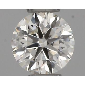 0.31 Carat Round H VVS1 EX IGI Natural Diamond