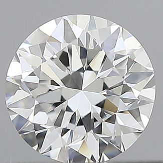 0.5 Carat Round F VVS1 VG EX GIA Natural Diamond