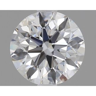 0.82 Carat Round D VVS2 EX GIA Natural Diamond