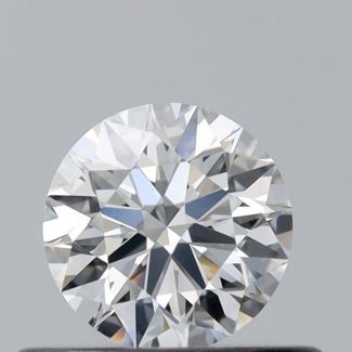 0.35 Carat Round F VS2 EX GIA Natural Diamond