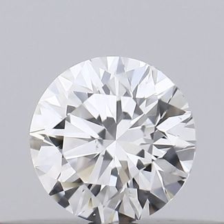 0.19 Carat Round F VS1 EX GIA Natural Diamond