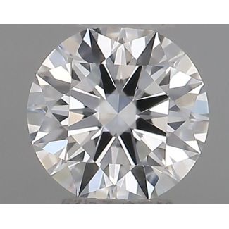 0.26 Carat Round E VVS2 EX GIA Natural Diamond