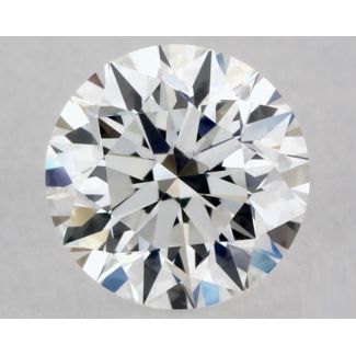 0.34 Carat Round F VS1 EX GIA Natural Diamond