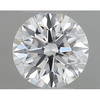 0.23 Carat Round E VVS1 EX GIA Natural Diamond