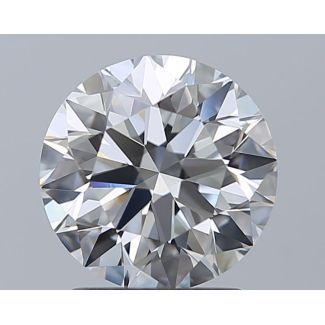 1.8 Carat Round E VVS2 EX GIA Natural Diamond