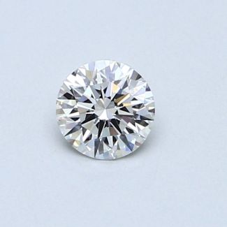 0.36 Carat Round D VVS2 EX VG GIA Natural Diamond