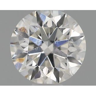 0.41 Carat Round F VS2 EX VG IGI Natural Diamond