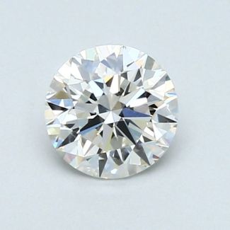 0.7 Carat Round I VVS1 VG EX GIA Natural Diamond