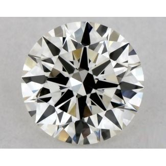 0.36 Carat Round H VVS2 EX GIA Natural Diamond