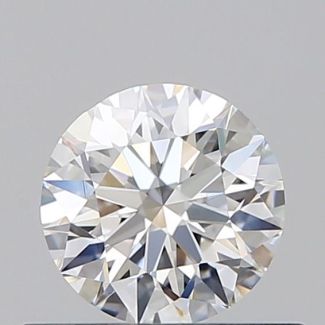 0.5 Carat Round D VVS1 EX VG GIA Natural Diamond