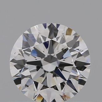 0.41 Carat Round E SI2 EX VG GIA Natural Diamond