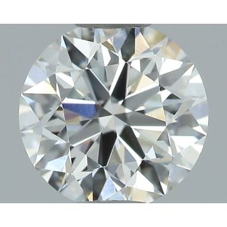 0.57 Carat Round G VVS2 EX GIA Natural Diamond