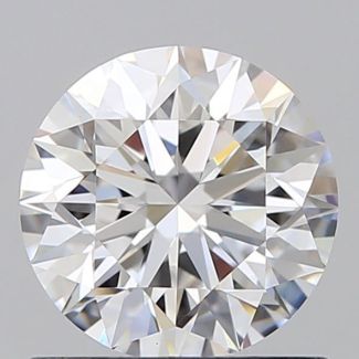 0.95 Carat Round E VVS1 EX GIA Natural Diamond