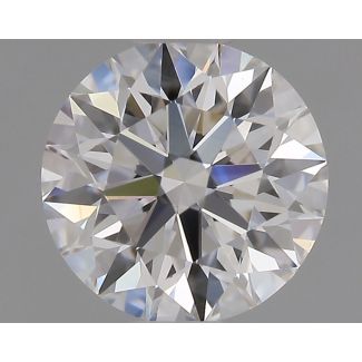 0.61 Carat Round D VS1 EX GIA Natural Diamond