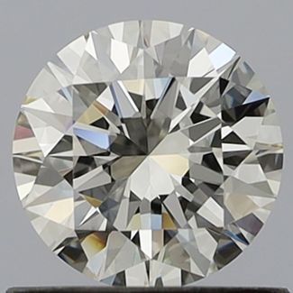 0.7 Carat Round H VVS1 EX GIA Natural Diamond