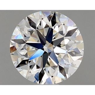 0.71 Carat Round G VS1 VG EX GIA Natural Diamond