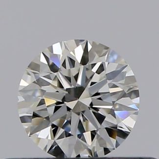 0.30 Carat Round H VVS1 EX GIA Natural Diamond