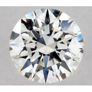 0.5 Carat Round H VS1 EX GIA Natural Diamond