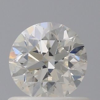 0.70 Carat Round I SI1 GD EX GIA Natural Diamond