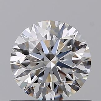 0.55 Carat Round E VS2 EX GIA Natural Diamond