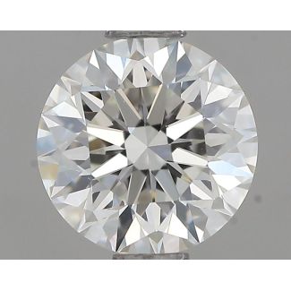 0.83 Carat Round H VVS1 EX GIA Natural Diamond