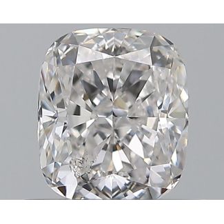 0.72 Carat Cushion Brilliant D SI1 - EX GIA Natural Diamond