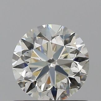 0.7 Carat Round H VVS1 VG EX IGI Natural Diamond